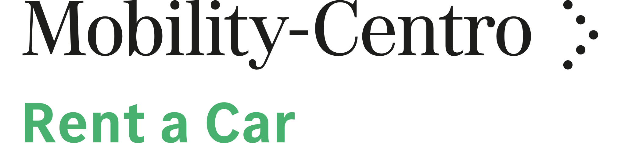 logo mobility centro rent a car suscripciones y alquiler de coches mercedes benz color